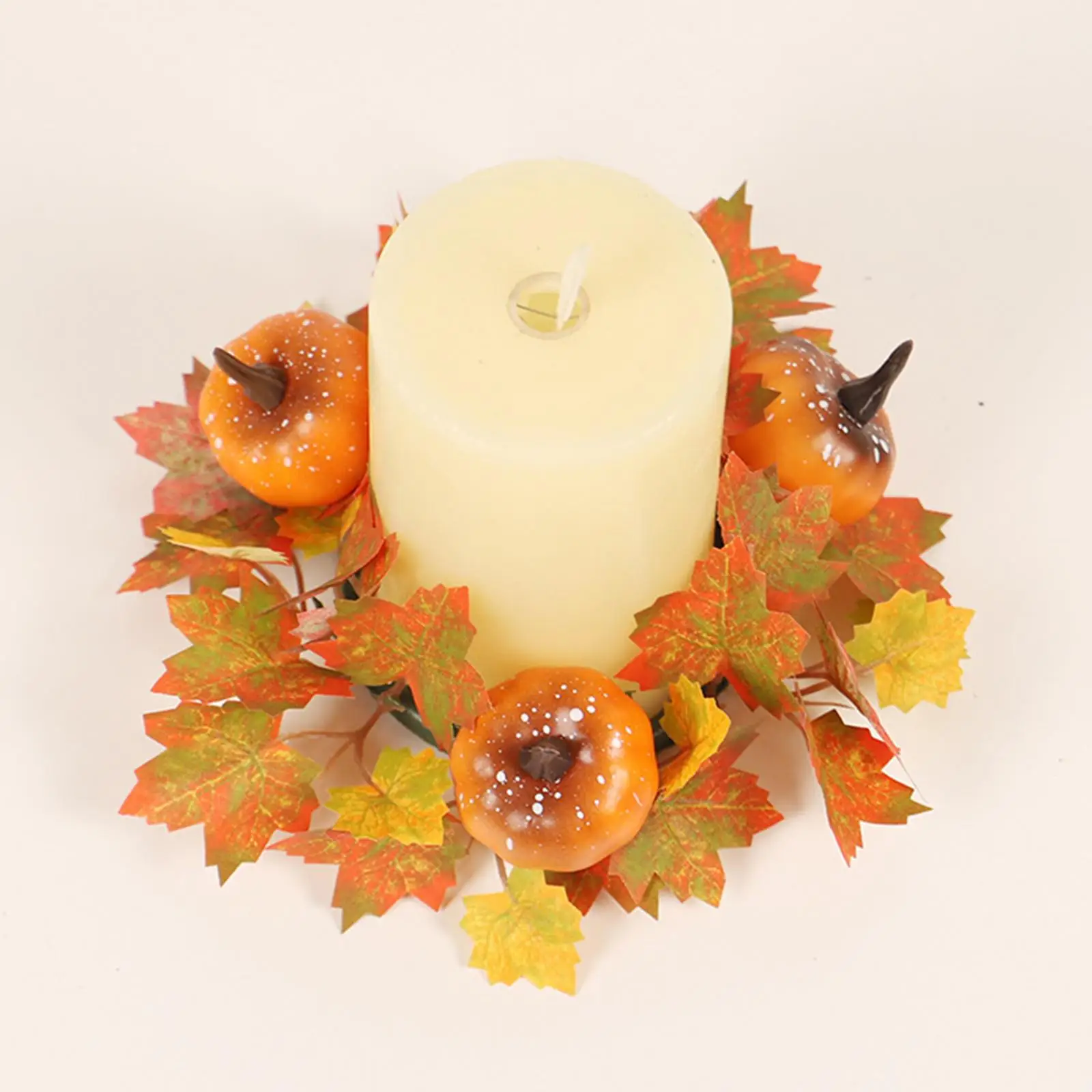 Žvakių Laikiklis, Žiedai, Žvakės Girliandą Rudens Žvakė Žiedų Vainikas Ornamentu Padėkos Troba Atostogų Helovinas Šalis Dekoras