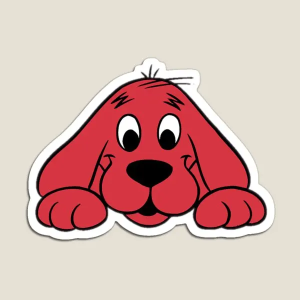 Clifford Big Red Dog Magnetas Vaikai, Vaikų Namų Dekoro Spalvinga už Šaldytuvas Organizatorius Žaislas Mielas Lipdukai Šaldytuvas Turėtojas