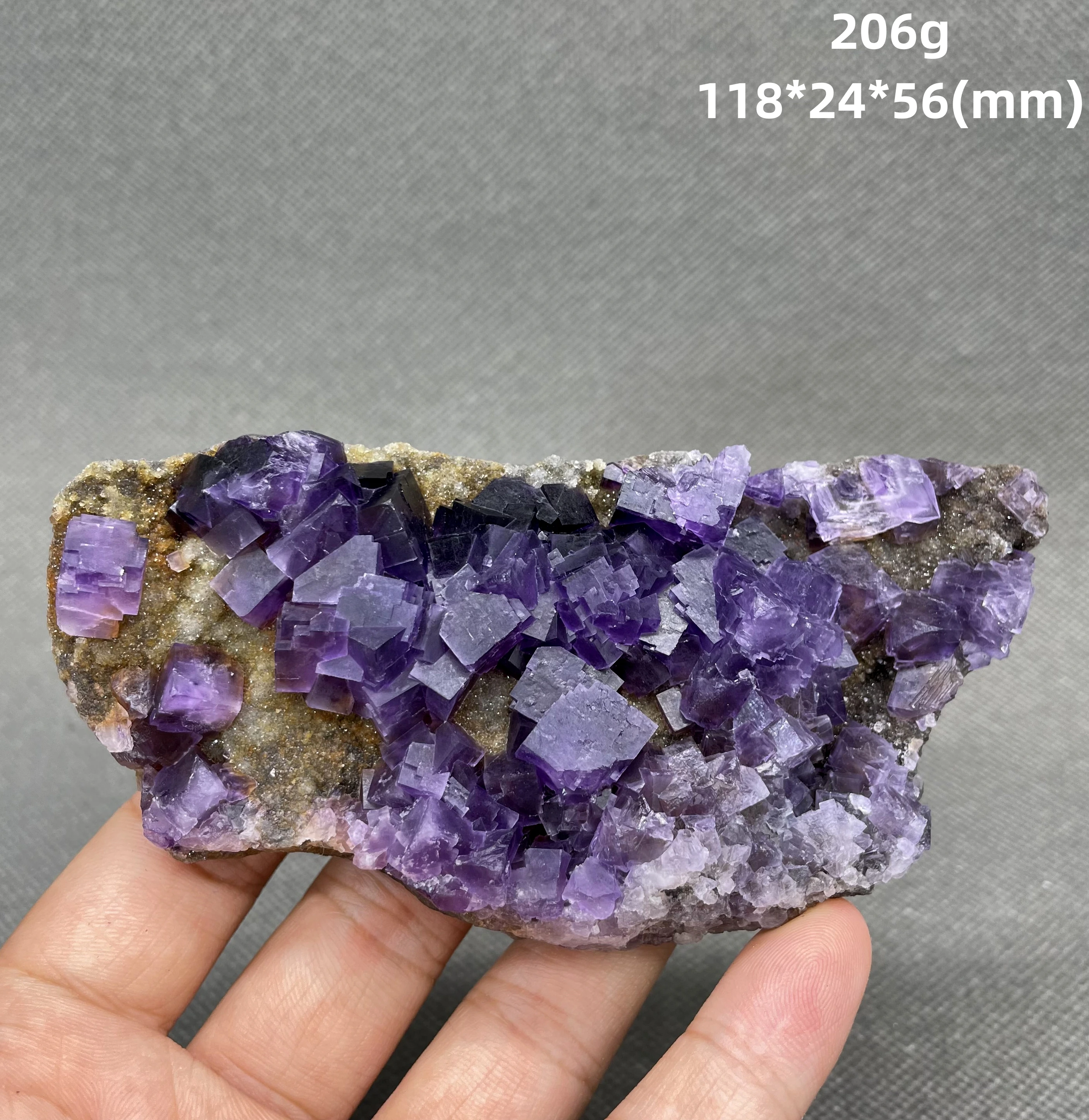 GERIAUSIAI! 100% Natūralus Guizhou Kubo violetinė fluorito mineralinių pavyzdys Akmenys ir kristalai crystal Healing