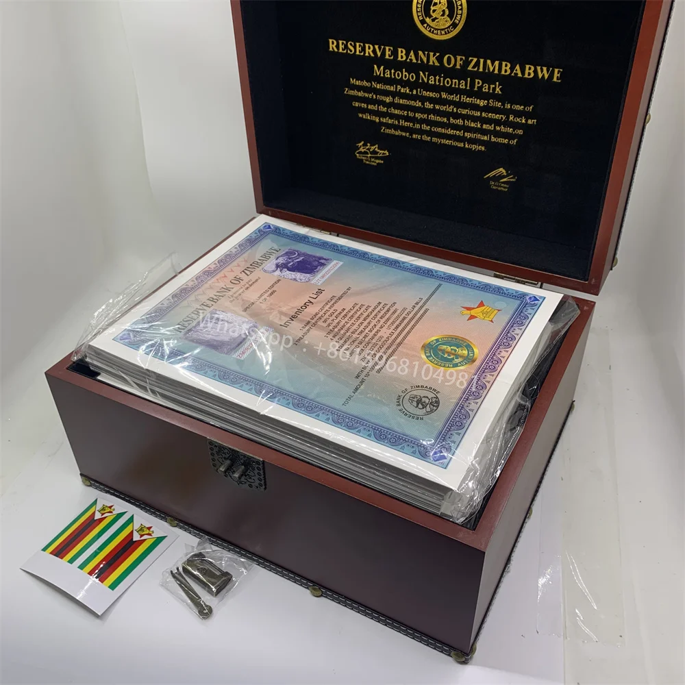 400pcs Specialius Naujų Didelių Zimbabvė Googolplex Konteineriai Dolerių Banknotą Su UV Serijos Numeris
