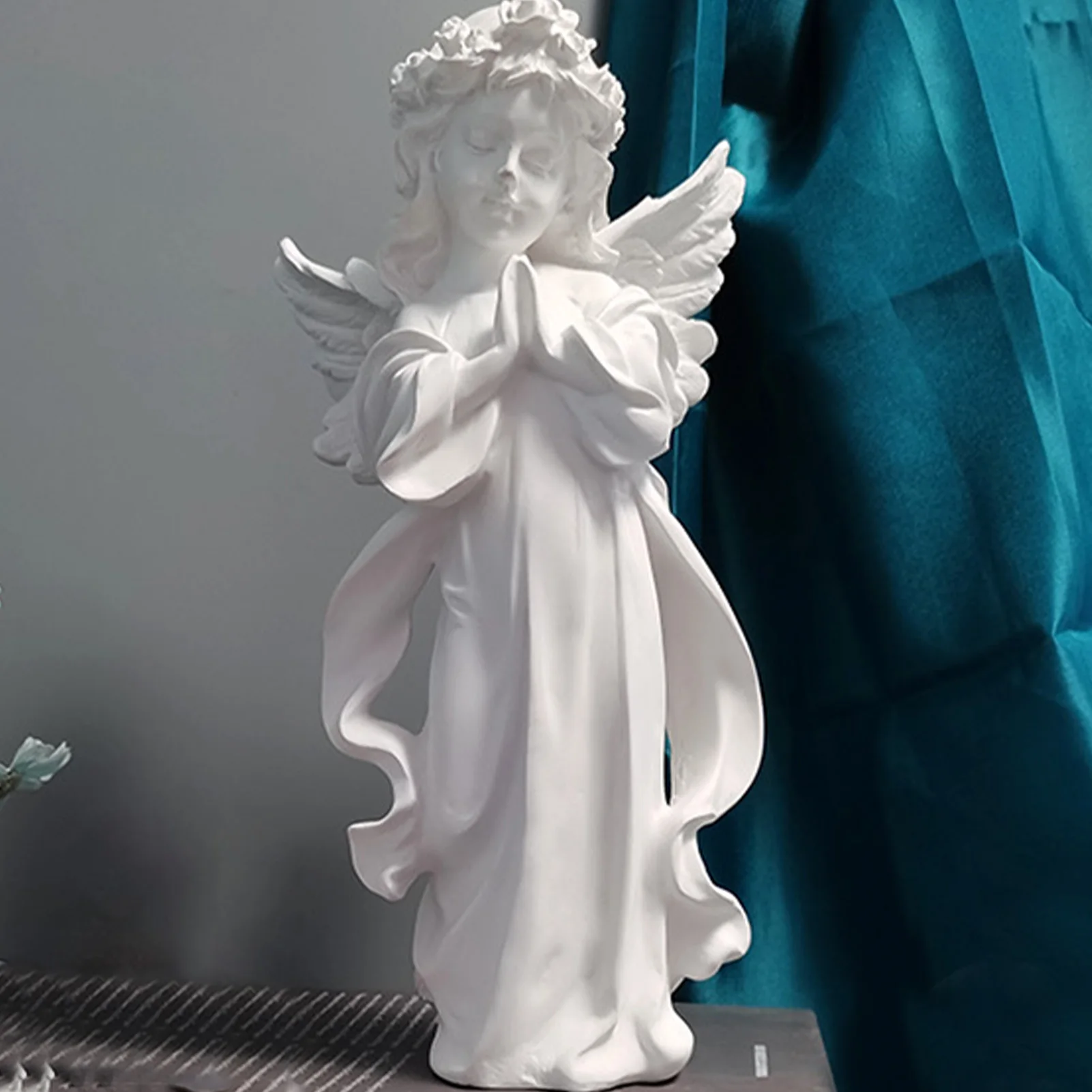 Europos Stiliaus Angelo Statulėlės Amatų Retro Melstis, Angelas, Statula, Skulptūra Gipso Artware Namų Puošybai buities reikmėms Kambarių Tarnyba