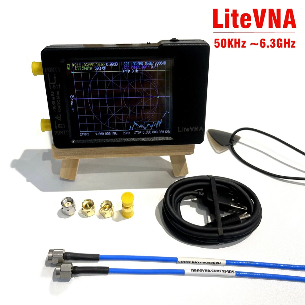 Naujas LiteVNA-64 50KHz ~ 6.3 GHz LiteVNA 3.95