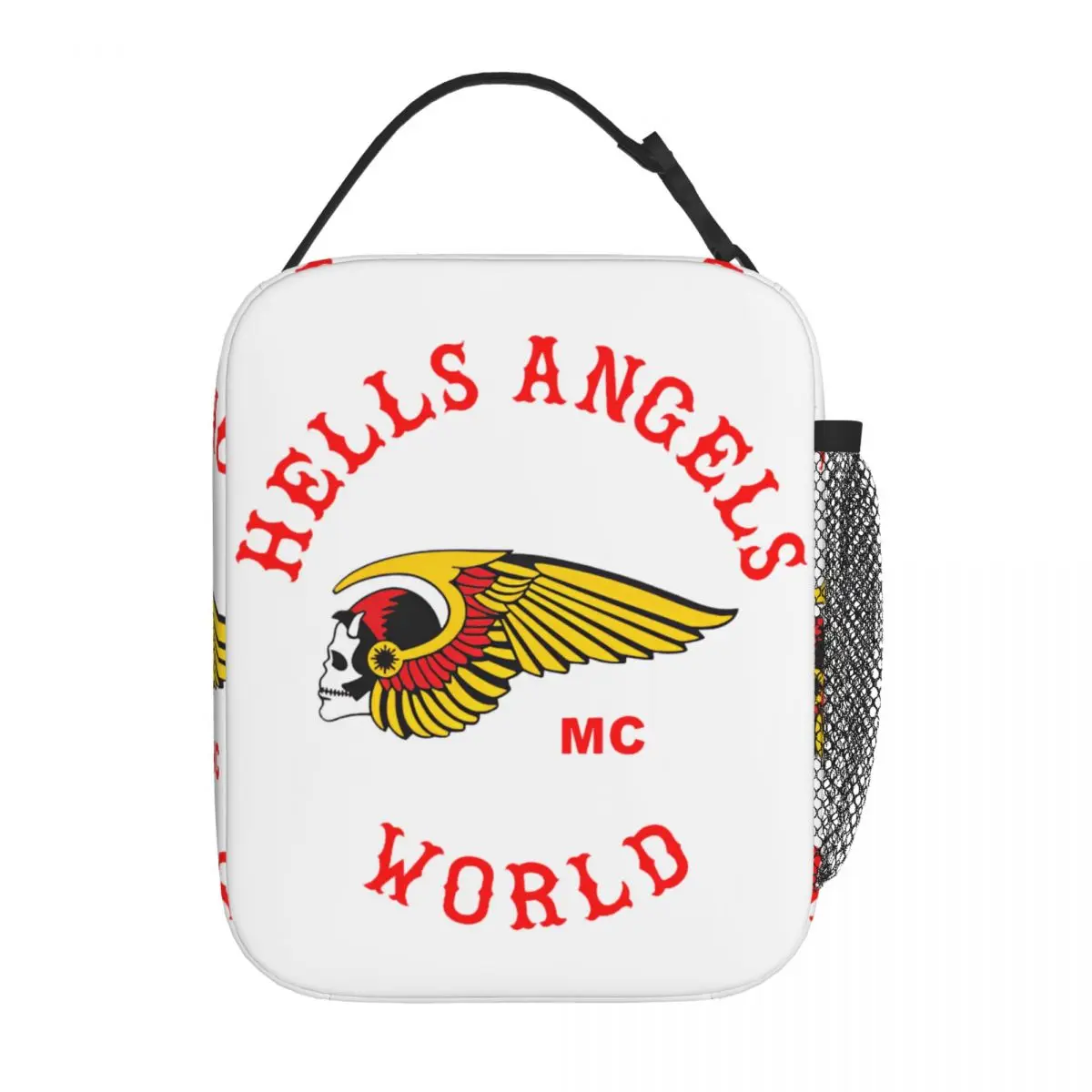 Hell Angel Motociklų Klubas Šiluminė Izoliacija Pietūs Krepšiai Lauko Nešiojamų Pietūs Konteinerių Aušintuvas Šilumos Priešpiečių Dėžutė