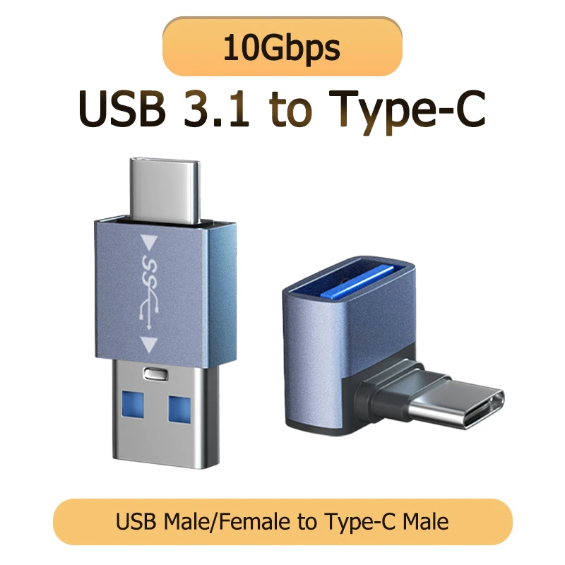 USB 3.1 Tipo C OTG Adapterio Paramos Greito Įkrovimo ir 10Gbps Duomenų Sinchronizavimas, Macbook PC Tablet Telefono Prijunkite USB 
