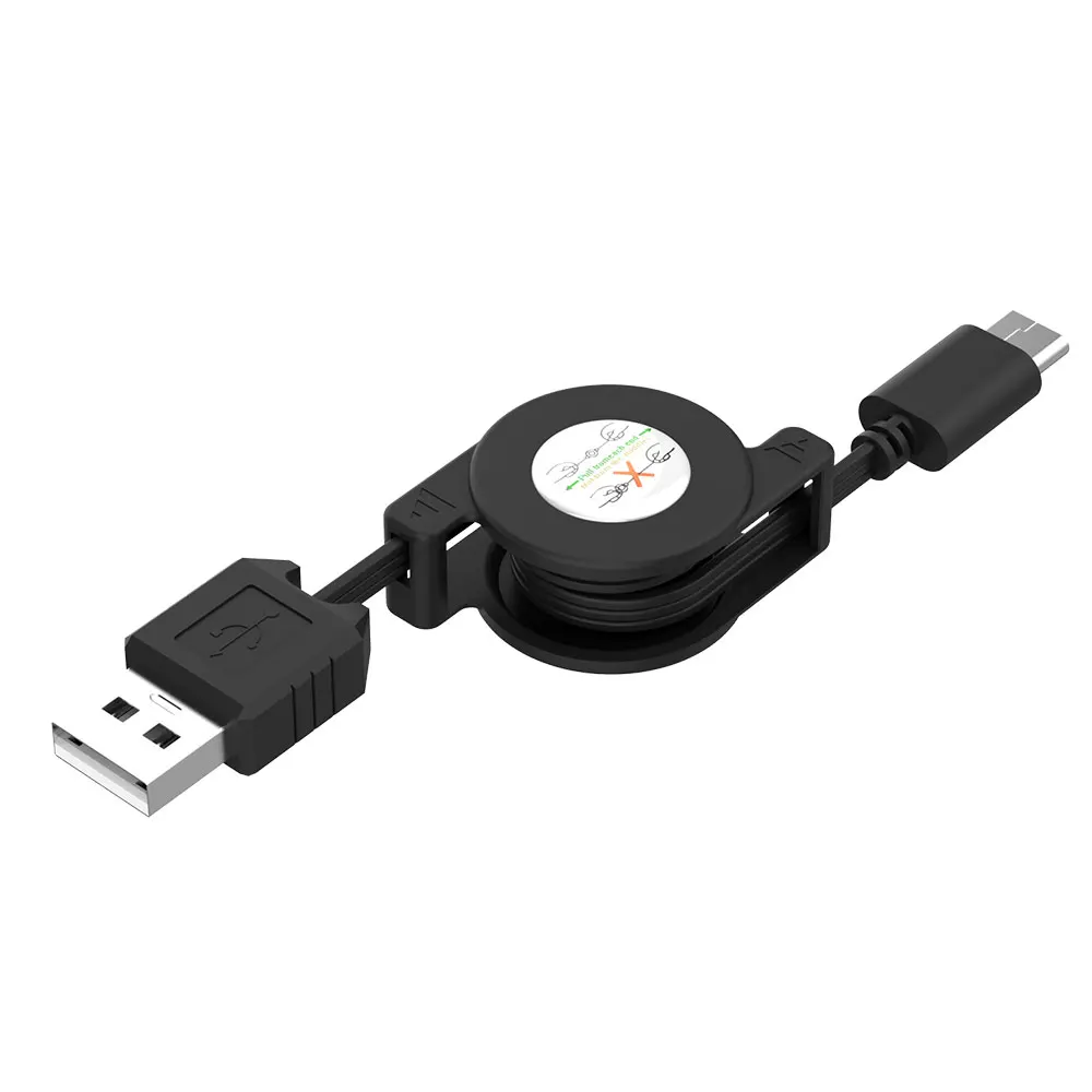 Nešiojamų Teleskopinis USB 2.0 PER USB C Mokestis Duomenų Eilutė Bagažo Tipas-C 2A Įkrovimo Kabelį, skirtą 