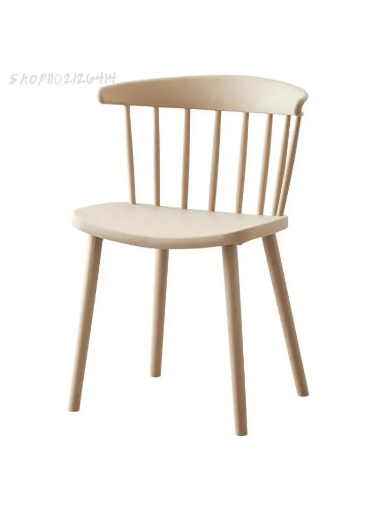Plastikinės kėdės namuose, modernus minimalistinio Šiaurės valgomojo kėdė cafe kūrybos atlošas kėdės ins grynųjų raudona Windsor kėdė