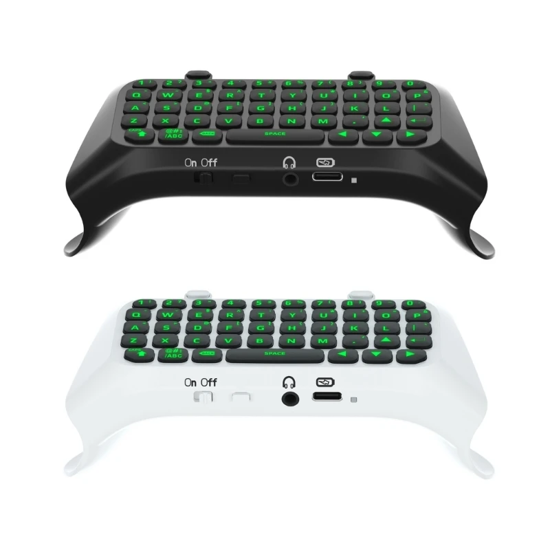ForPS5 Valdytojas BluetoothCompatible Mini Klaviatūros Apšvietimu, Žalioji Balso
