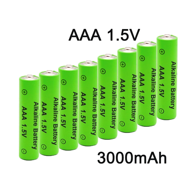AAA baterija 3000mAh 1,5 V alkaline AAA akumuliatorius, naudojamas žibintuvėlis nuotolinio valdymo žaislas šviesos baterijos