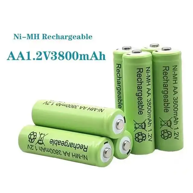 3800mAh AA 1.2 V baterijos Ni-MH baterija Žaislų Nuotolinio valdymo Įkraunamas Baterijas AA 1.2 v baterija 3800mah
