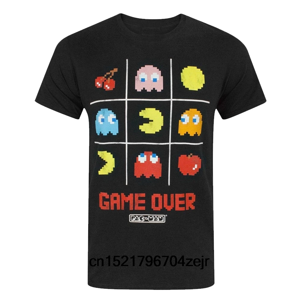 Vyrų marškinėliai Pacman Žaidimas Per s funny t-shirt suvenyrinius marškinėlius moterims