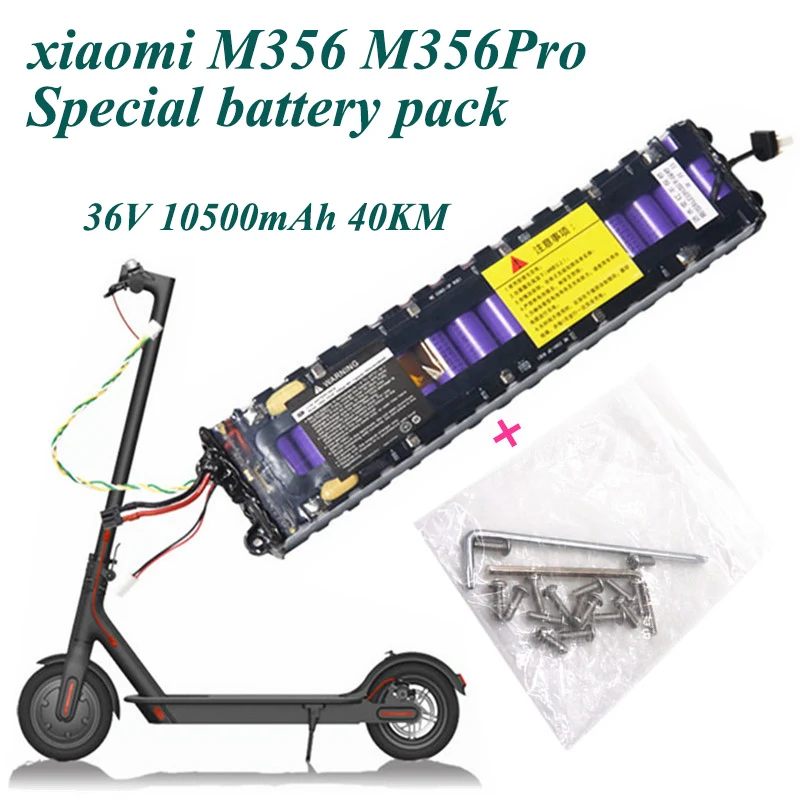 36V 10.5 Ah Motoroleris Baterija skirta Xiaomi Mijia M365, Elektrinis Motoroleris, BMS Valdybos Xiaomi m365 Už Xiaomi M365 Baterijos Dangtelis