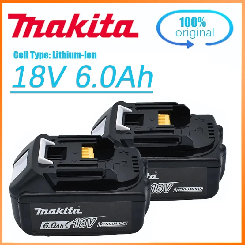 Vėliau Makita 18V 6.0 Ah Įkraunamas Ličio Baterija,už 18v Gręžimo BL1860 BL1830 BL1850 BL1860B Pakeitimo elektrinių Įrankių Baterijų