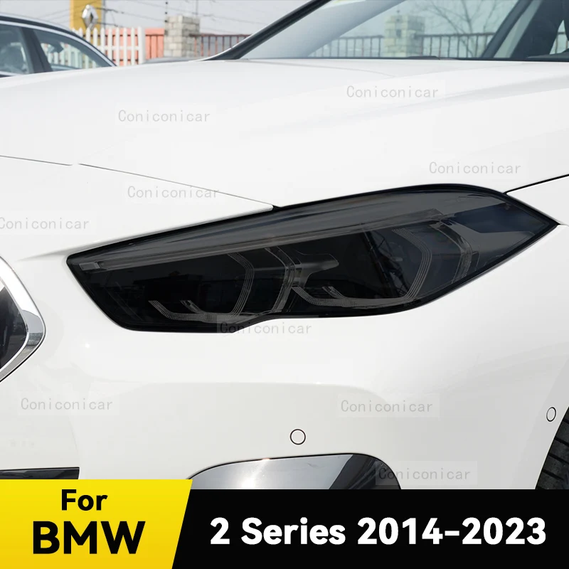 BMW 2 Serija F22 F23 F44 G42 2014-2023 Automobilių Žibintų TPU Apsauginės Plėvelės Priekiniai Šviesos Atspalvis, Pakeisti Spalvą Lipdukas Priedai