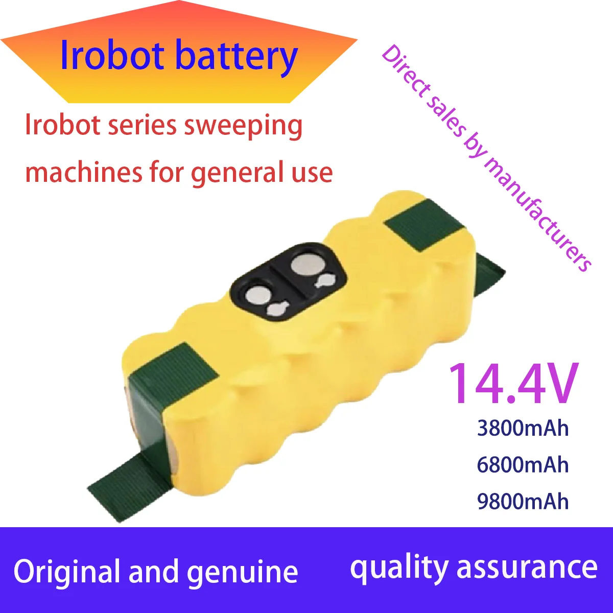 IRobot 14,4 V 3800-9800mAh Universalus Sweeper Baterija, Universalus iRobot 770 620 780 860 870 880