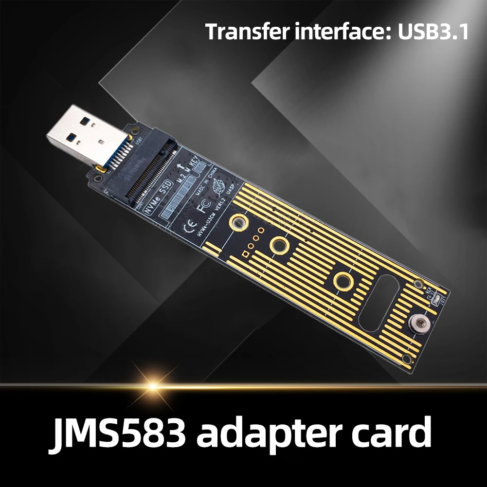 M. 2 NVME SSD USB 3.1 Adapteris 10Gpbs Konverteris Reader M. 2 NVME USB-A 3.0 Vidaus Konverteris Korta PCI-E/M. 2 Nvme SSD