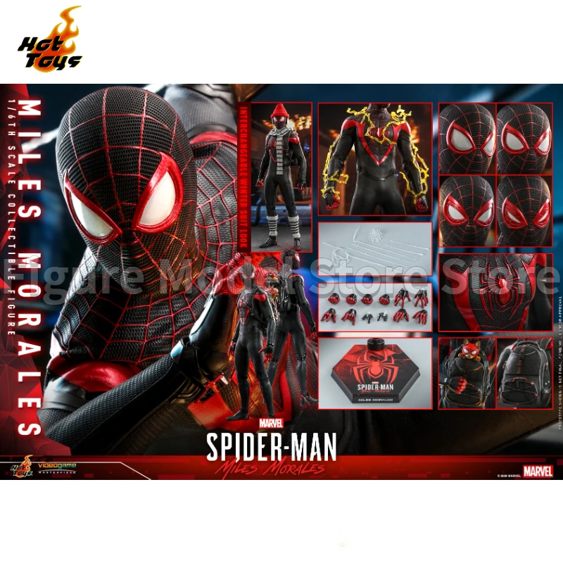 Sandėlyje Hottoys HT VGM46 Vaizdo Žaidimas Marvel Spider-Man Mylių Morales Anime Veiksmų Skaičiai Žaislai, Modeliai, Surinkimo Pomėgius