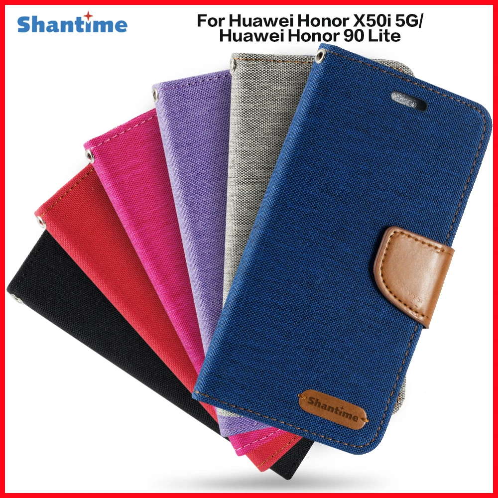 PU Flip Case For Huawei Honor X50i 5G Verslas Huawei Honor 90 Lite Kortelės Turėtojas Silikono Foto Rėmelis Atveju Piniginės Dangtis
