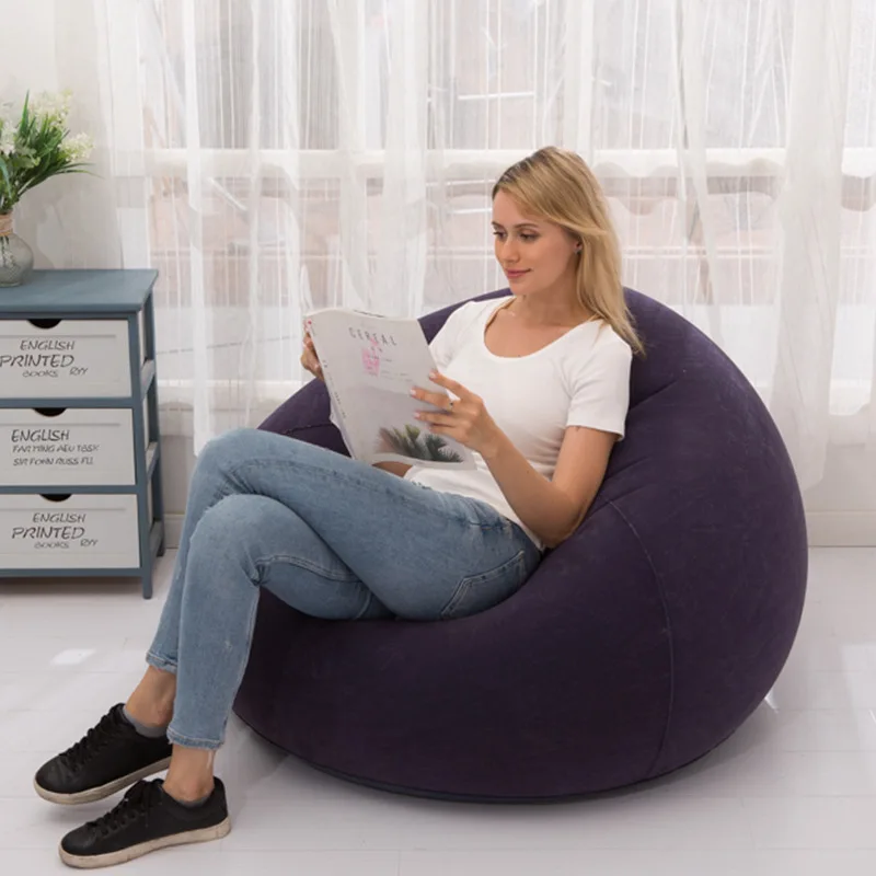 Greitai Infaltable Oro Sofa-Šezlongas Longue Geros Kokybės Miegmaišis Pripučiamas Oro Pagalvių Tingus Maišelį Paplūdimio Sofa Lauko Produktai