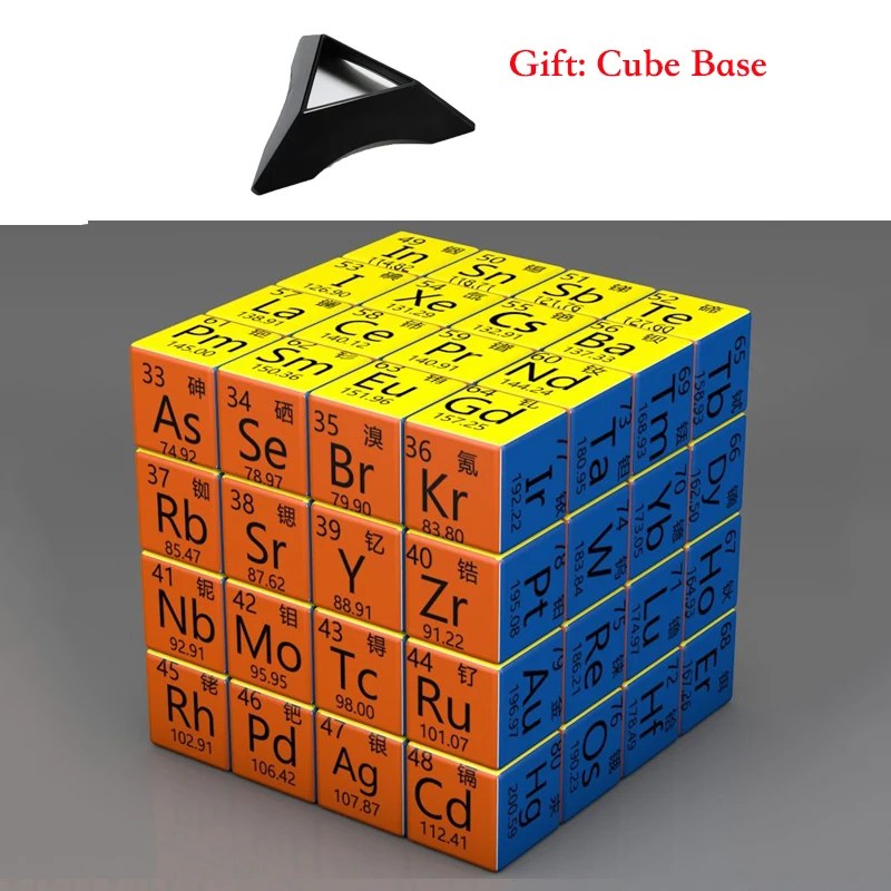 3x3x3 Magija Galvosūkį Kubo Matematika Chemija Elementas Fizinio Vaikai Puzzle Kubas Bazė Magico Cubo Vaikų Švietimo Žaislai, Dovanos