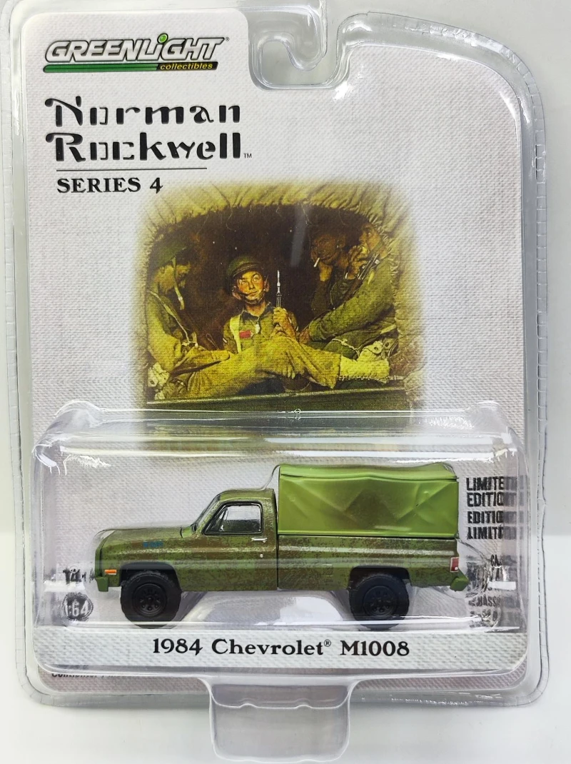 1:64 1984 Chevrolet M1008 Aukštos Modeliavimas Diecast Automobilių Metalo Lydinio Modelio Automobilių vaikams žaislų kolekcija dovanos W521