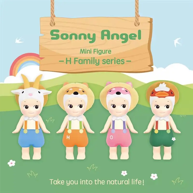 Sonny Angelas Mystery Box H Šeimos Serijos Mini Lėlės Aklas Lauke Siurprizas Darbalaukio Ornamentu Anime Kūdikių Skaičius Žaislas Vaikams Dovanų