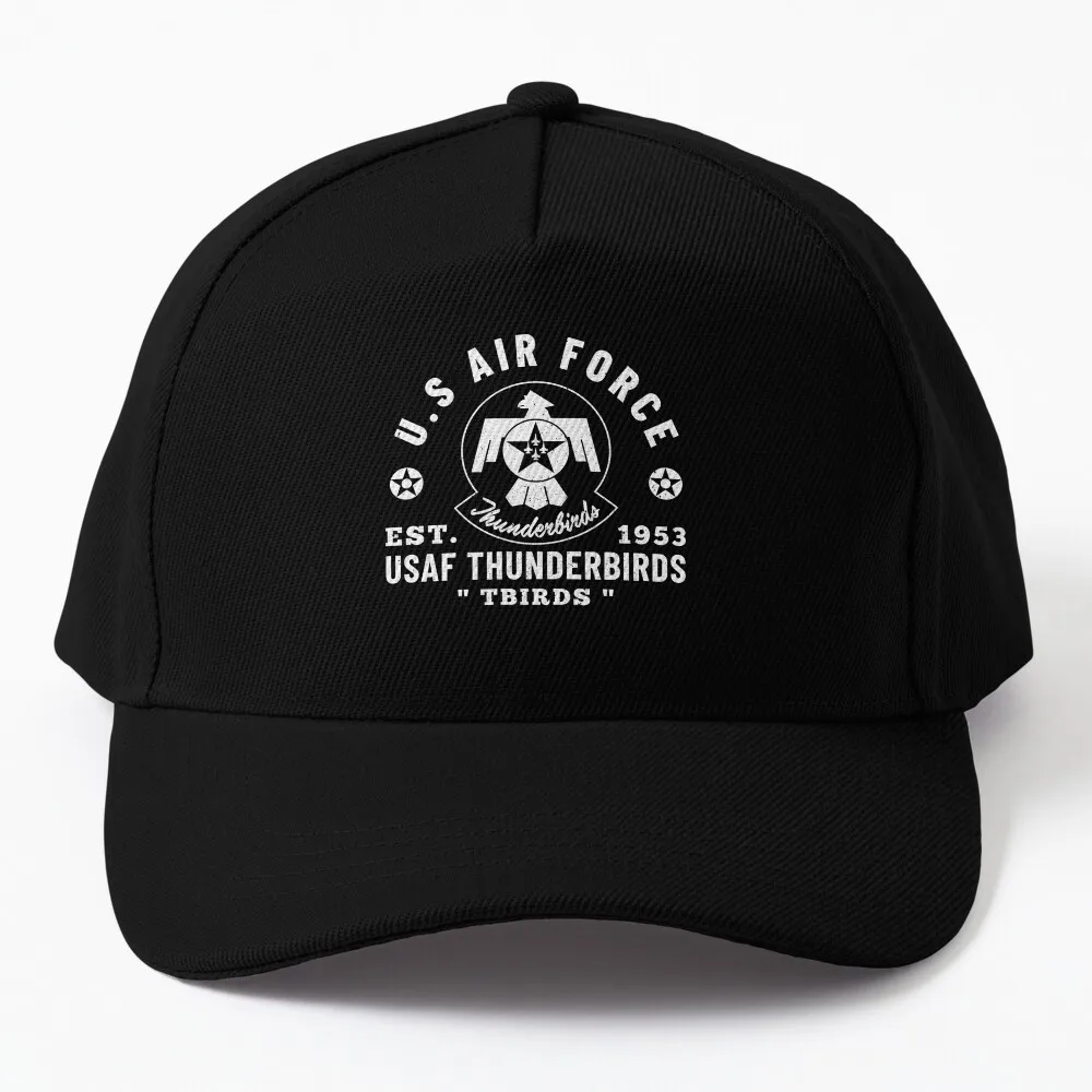 Derliaus jav oro pajėgų Thunderbirds JAV Oro Pajėgų Tbirds Beisbolo kepuraitę tėtis skrybėlę Snapback Cap užsakymą skrybėlės Derliaus Dizaineris Žmogus Skrybėlę Moterų