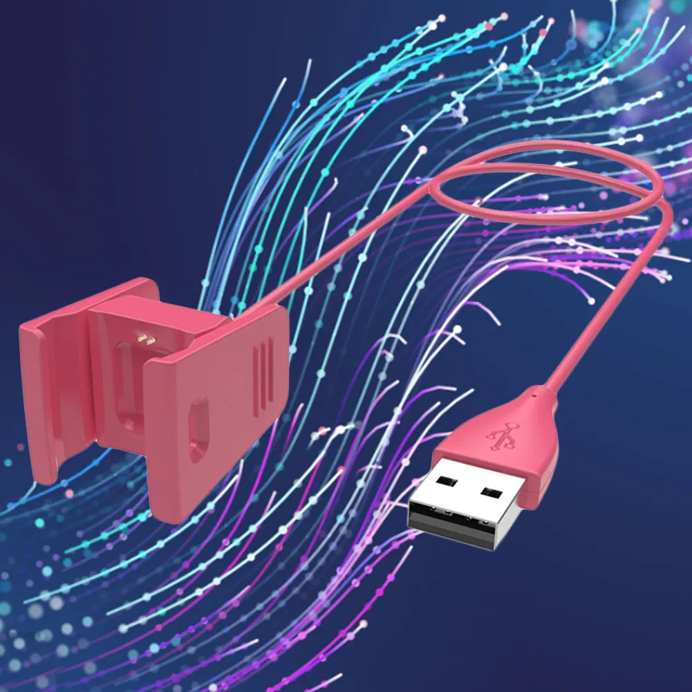 USB Įkrovimo Kabelis Standartinis Sienos Automobilinio Įkroviklio Kabelį Fitbit Mokestis 2