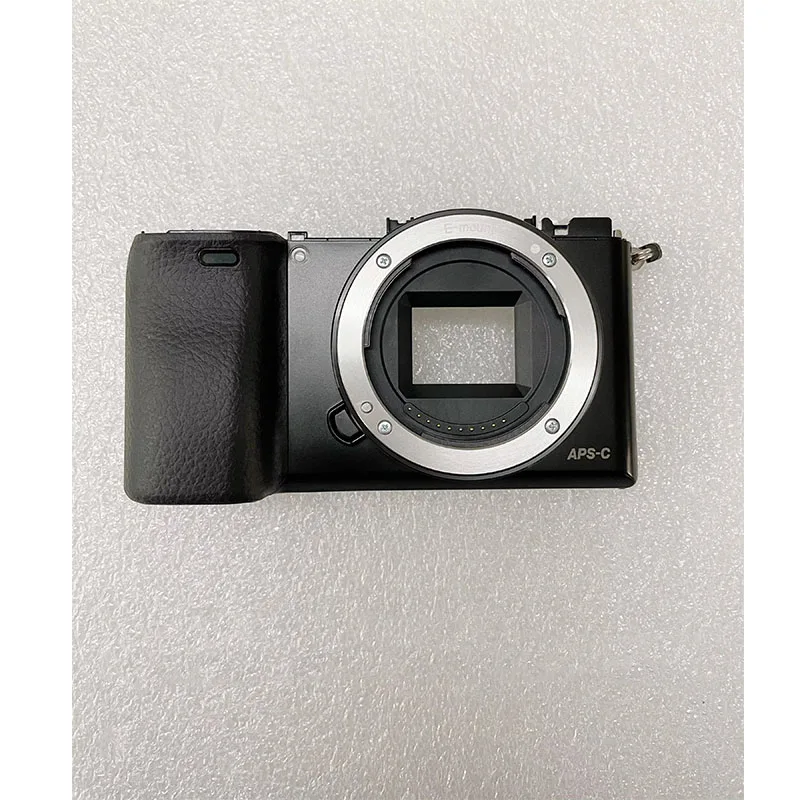 Sony ILCE6000 A6000 Priekiniai Atveju rankiniais Odinis Juodas Fotoaparatas Atveju
