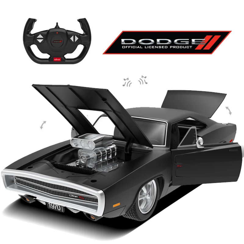NAUJAS Dodge R/T Variklio RC Automobilis 1:16 Apimties Nuotolinio Valdymo Automobilio Modelis Radijo bangomis valdomų Įkrovimo Baterija (akumuliatorius Auto Žaislas Vaikams Suaugusieji