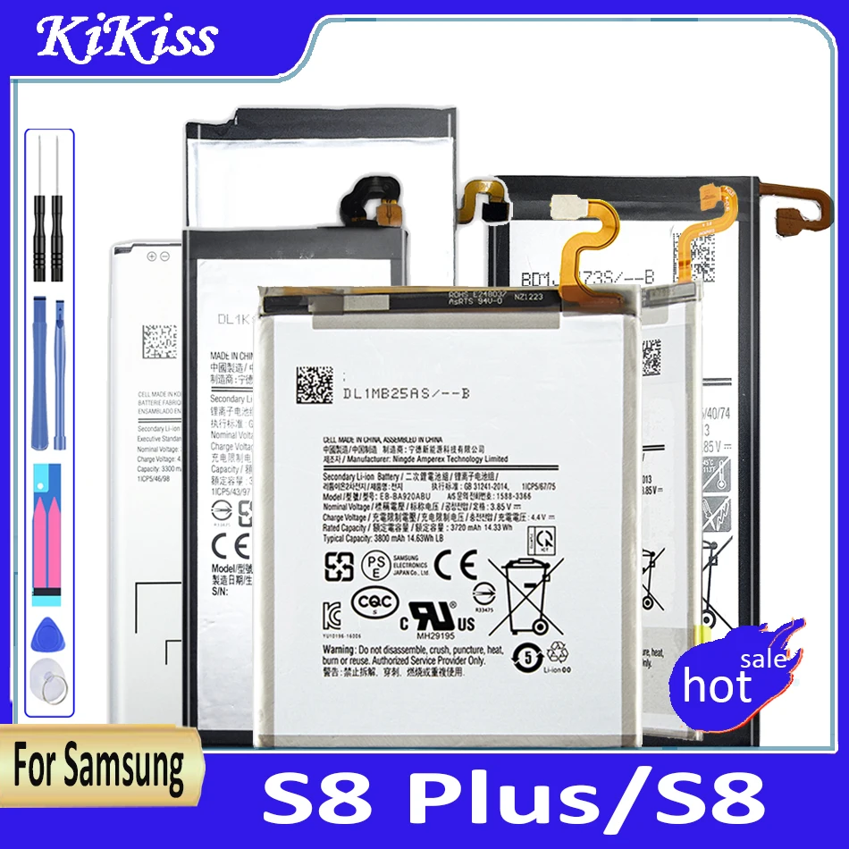 EB-BG950ABE EB-BG955ABE Baterija Samsung Galaxy S 8 G950 S8 Plius S8Plus S8+ G9550 Aktyvus Batterij + Kelio NR.