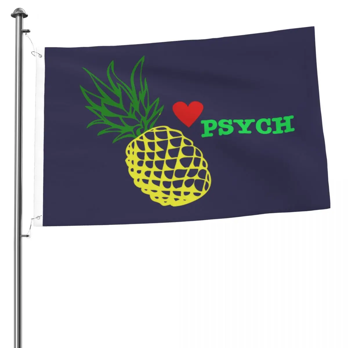 Psych Ananasų Logotipą, Lauko Vėliavos Dekoratyvinis Antraščių Namų Dekoro Namo Kieme Lauko Šalies Prekių 2x3ft