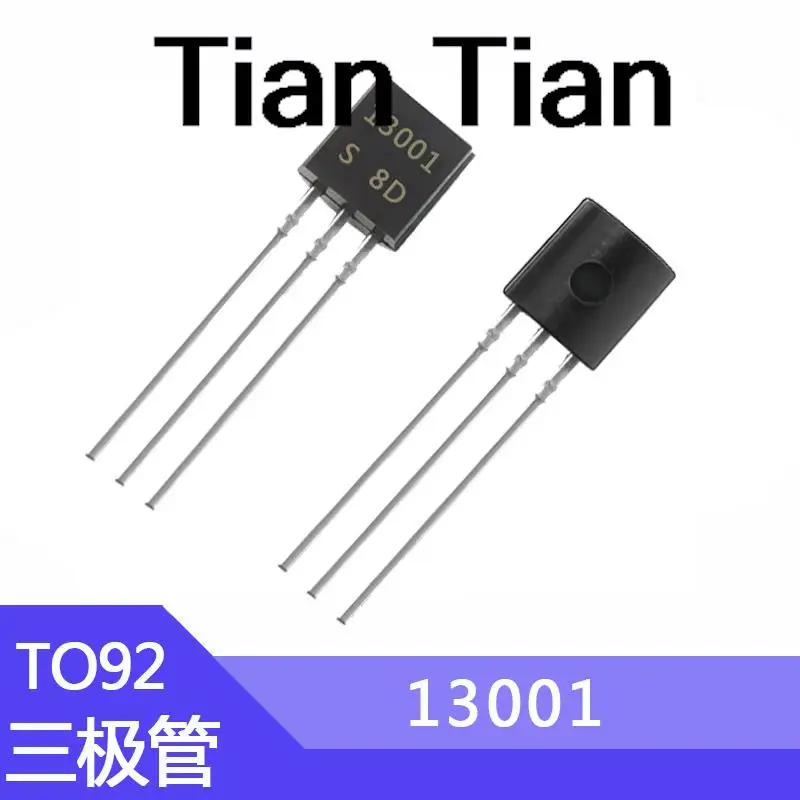 50pcs Tranzistorius 13001 In-line MJE13001 NPN Paketas-92 Aukštos Įtampos Vamzdis 400v/0.2 Tranzistorius