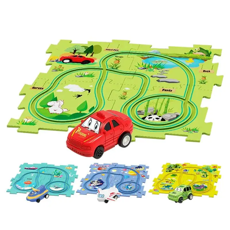 Lenktynių Automobilių Kelio Žaislų Lenktynių Trasoje Automobilių Žaidimai Montessori Ugdymo Žaislai Vaikas Mergina Bamblys Vaikai, Berniukas Ir Mergaitė Charismas Dovana