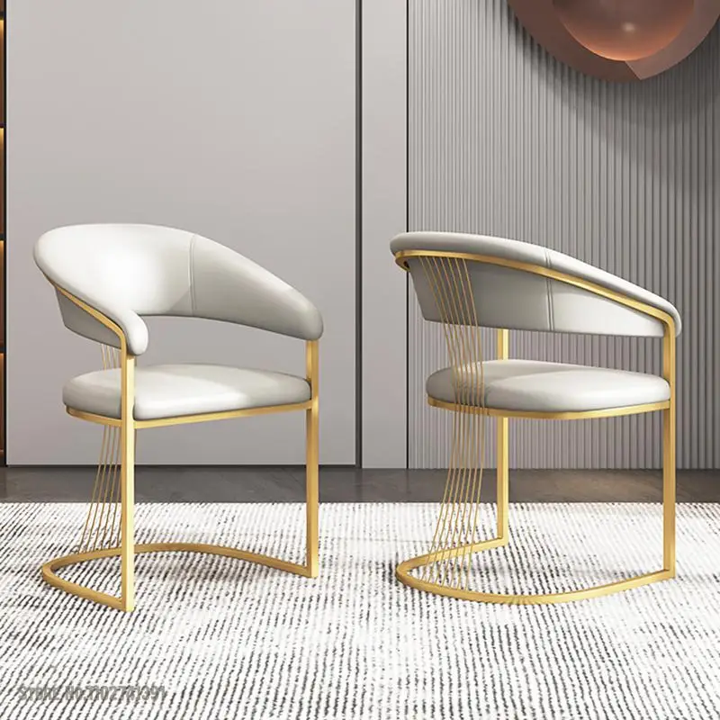 Akcentas Kėdės High-End Dizaino Derybų Kėdė, Light Luxury 