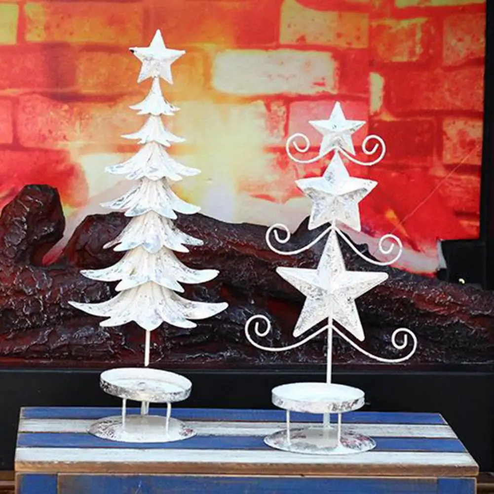 Kalėdų Ornamentu Putojantis Kalėdų Medžio Briedžių Žvakidė Šventinė Kalėdų Žvakių Laikiklis su Stabilia Apvalaus Pagrindo Karščiui atsparaus