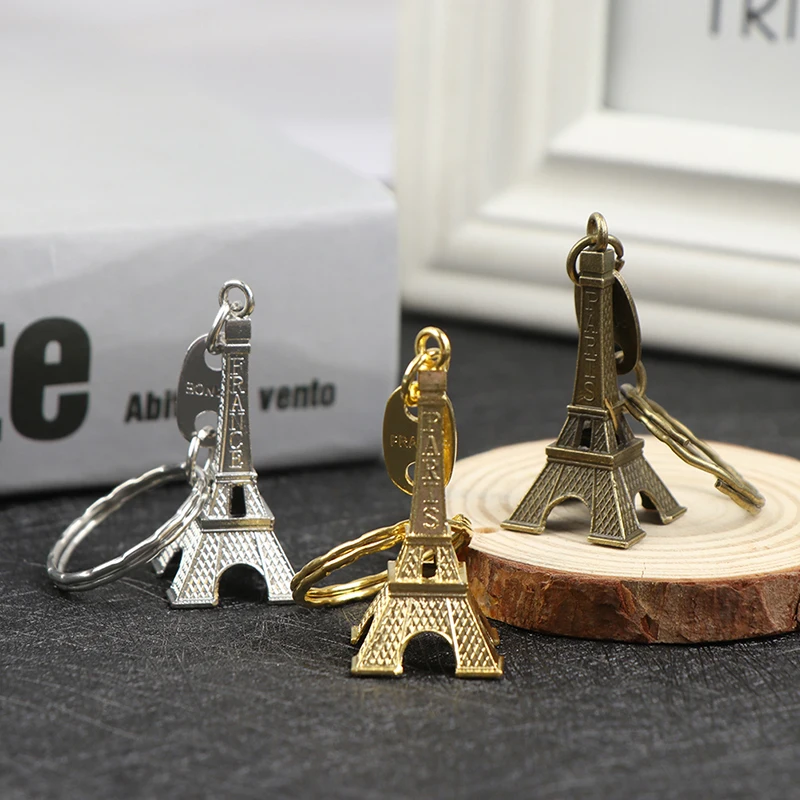1pc Mados Paryžiaus Eifelio Bokšto Formos Keychain Naujovė Mini Pakabukas Suvenyrų Kalėdų Dovana Keychain Figūrėlės Miniatiūros Amatų